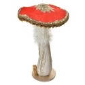 Clayre & Eef Statuetta decorativa Fungo Ø 26x43 cm Rosso Plastica