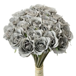 Clayre & Eef Fiore artificiale 30 cm Grigio Plastica