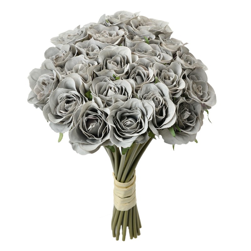 Clayre & Eef Fiore artificiale 30 cm Grigio Plastica