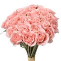 Clayre & Eef Kunstbloem 30 cm Roze Kunststof