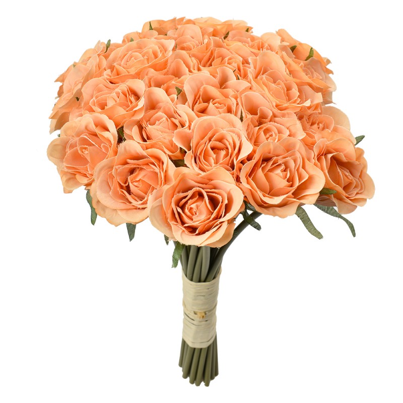 Clayre & Eef Fleur artificielle 30 cm Orange Plastique