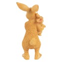 Clayre & Eef Decorative Figurine Rabbit 4x4x8 cm Brown Plastic