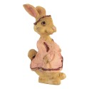 Clayre & Eef Statuetta decorativa Coniglio 3x3x5 cm Marrone Plastica