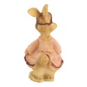 Clayre & Eef Statuetta decorativa Coniglio 3x3x5 cm Marrone Plastica