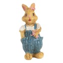 Clayre & Eef Statuetta decorativa Coniglio 3x3x5 cm Marrone Plastica