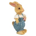 Clayre & Eef Statuetta decorativa Coniglio 3x3x5 cm Marrone Plastica
