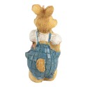 Clayre & Eef Statuetta decorativa Coniglio 3x3x5 cm Marrone Plastica