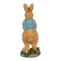 Clayre & Eef Statuetta decorativa Coniglio 5x5x13 cm Marrone Plastica