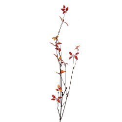 Clayre & Eef Piante artificiale 116 cm Rosso Plastica