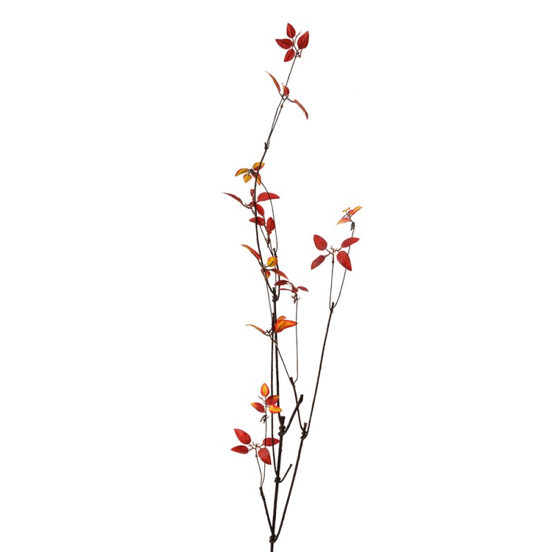 Clayre & Eef Piante artificiale 116 cm Rosso Plastica
