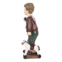 Clayre & Eef Statuetta decorativa di Natale Bambino 15 cm Marrone Plastica