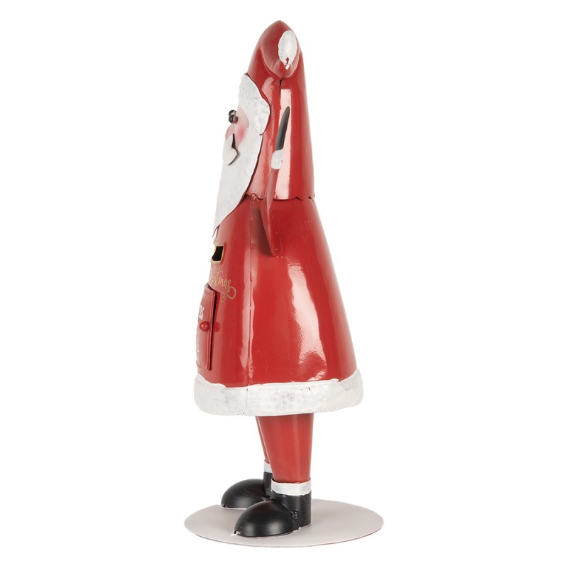 Clayre & Eef Weihnachtsdekoration Briefkasten 16x14x35 cm Rot Metall