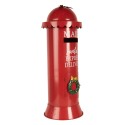 Clayre & Eef Christmas Decoration Mailbox Ø 19x52 cm Red Metal