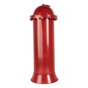Clayre & Eef Christmas Decoration Mailbox Ø 19x52 cm Red Metal