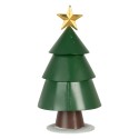 Clayre & Eef Weihnachtsdekoration Briefkasten Ø 18x35 cm Grün Metall