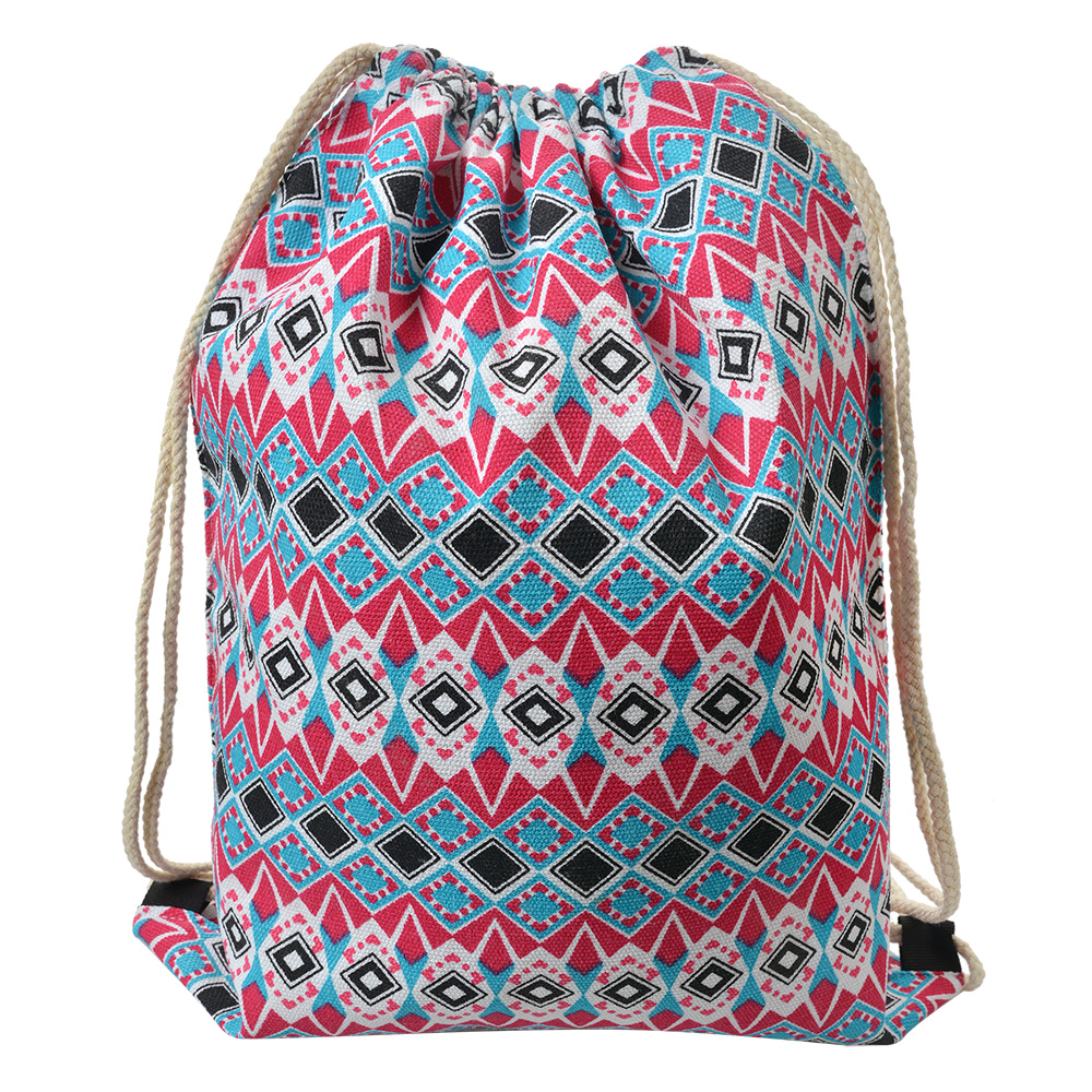 Clayre&Eef Rugzak 34x43 cm Blauw Synthetisch afbeelding
