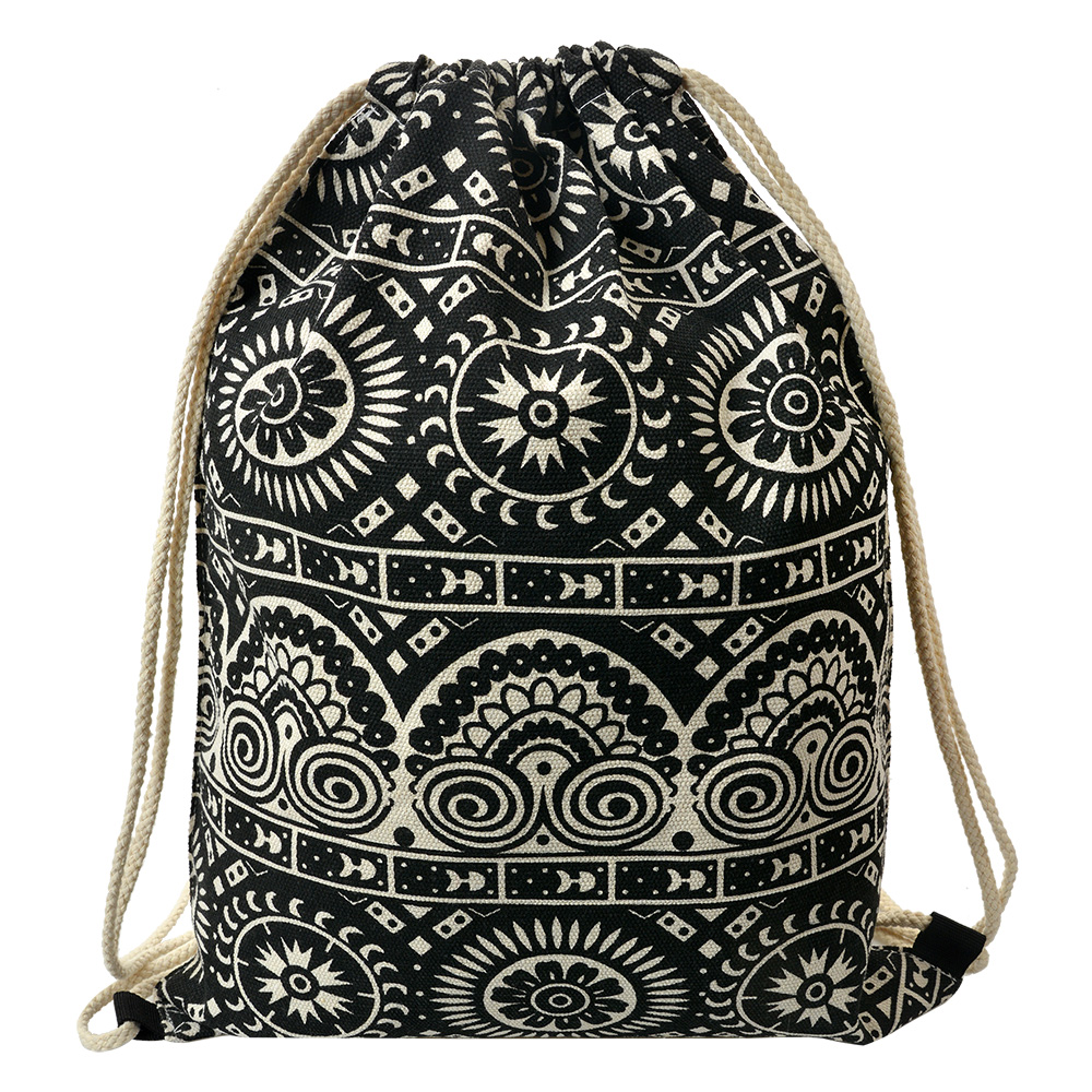 Clayre&Eef Rugzak 34x43 cm Zwart Synthetisch afbeelding
