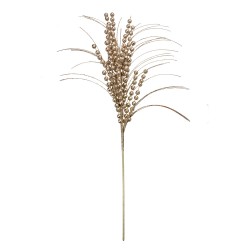 Clayre & Eef Dekoration Ast 68 cm Goldfarbig Kunststoff