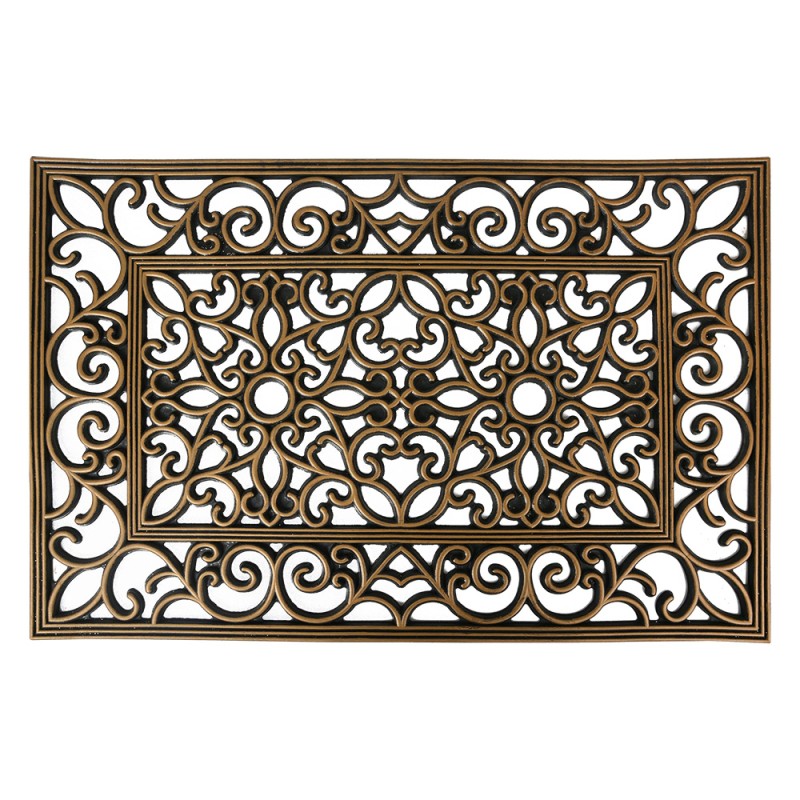 Clayre & Eef Zerbino 60x40 cm Nero Gomma