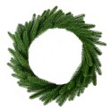 Clayre & Eef Christmas wreath Ø 63 cm Green Plastic