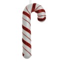 Clayre & Eef Ornamento Natalizio Bastoncino di zucchero 20 cm Bianco Rosso  Plastica