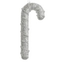 Clayre & Eef Ornement de Noël Canne en sucre d'orge 7x2x17 cm Blanc Plastique