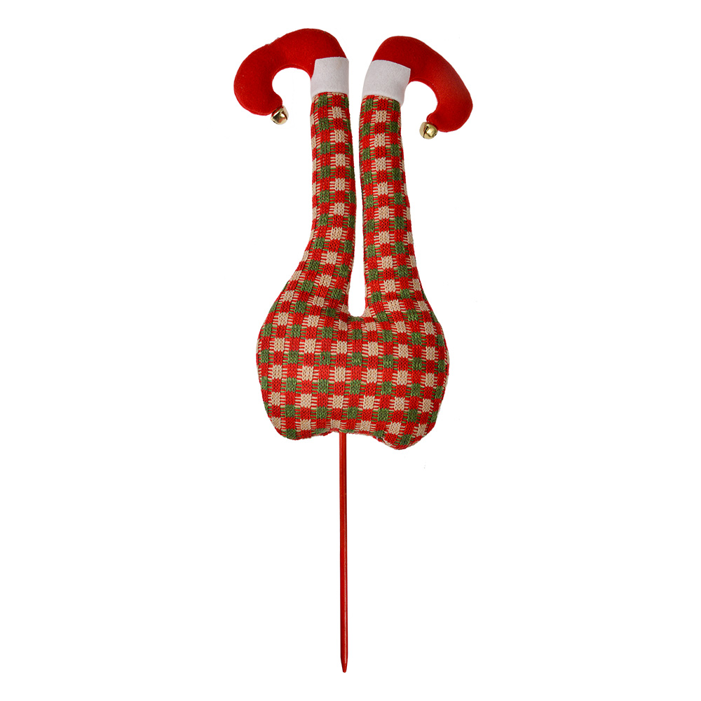 Clayre&Eef Kerstdecoratie Elf 67 cm Rood Textiel afbeelding