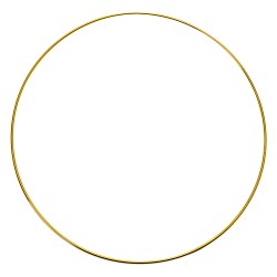 Clayre & Eef Decoration Ring Ø 30 cm Gold colored Metal