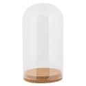 Clayre & Eef Glass Bell Jar Ø 12x22 cm Transparent Glass