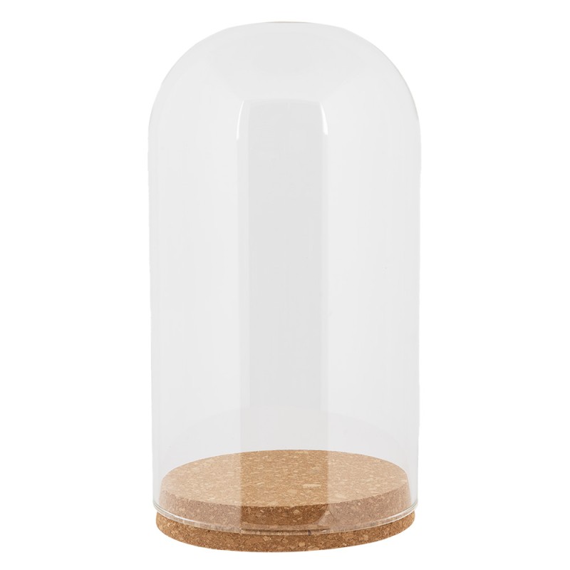 Clayre & Eef Glass Bell Jar Ø 12x22 cm Transparent Glass