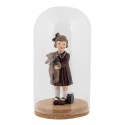 Clayre & Eef Glass Bell Jar Ø 12x22 cm Transparent Glass