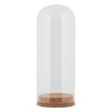 Clayre & Eef Glass Bell Jar Ø 8x20 cm Transparent Glass