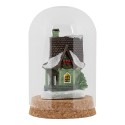 Clayre & Eef Cloche en Verre Ø 8x12 cm Transparent Verre