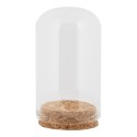 Clayre & Eef Glass Bell Jar Ø 5x8 cm Transparent Glass
