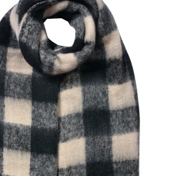 Clayre & Eef Sciarpa invernale da donna 39x200 cm Nero Sintetico