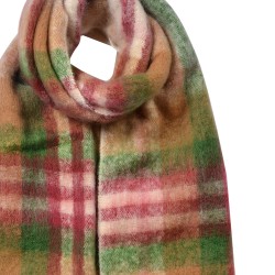 Clayre & Eef Sciarpa invernale da donna 35x212 cm Verde Sintetico