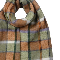 Clayre & Eef Sciarpa invernale da donna 50x200 cm Verde Sintetico