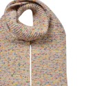 Clayre & Eef Wintersjaal Dames 14x146 cm Beige Synthetisch