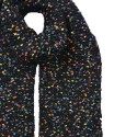 Clayre & Eef Sciarpa invernale da donna 14x146 cm Nero Sintetico