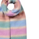 Clayre & Eef Sciarpa invernale da donna 37x210 cm Viola Sintetico