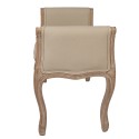 Clayre & Eef Bank 67x44x60 cm Braun Beige Holz Textil