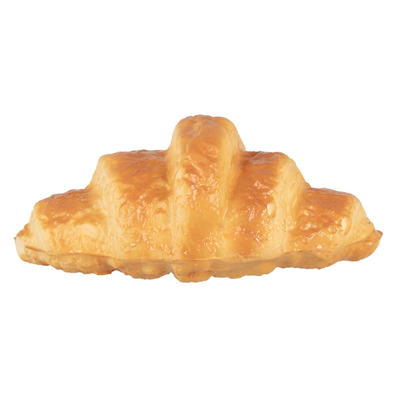 Clayre & Eef Dekoration Croissant 13x7x5 cm Braun Kunststoff