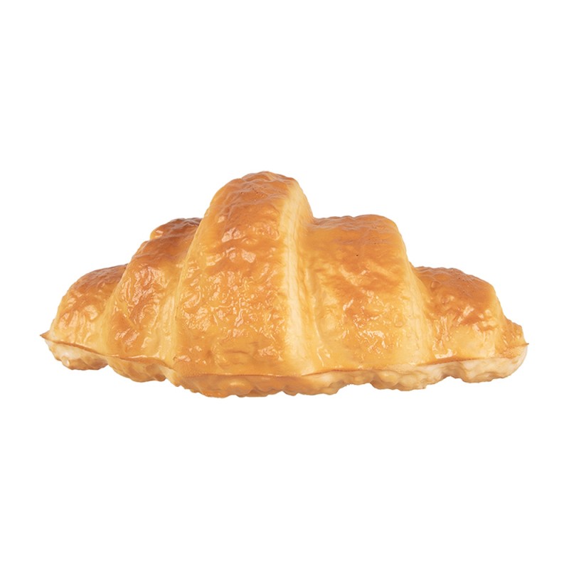 Clayre & Eef Dekoration Croissant 13x7x5 cm Braun Kunststoff
