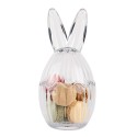 Clayre & Eef Glass Jar Egg Ø 10x21 cm Transparent Glass