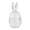 Clayre & Eef Glass Jar Egg Ø 9x17 cm Transparent Glass