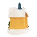 Clayre & Eef Decorativa Casa con LED 6x5x9 cm Giallo Plastica