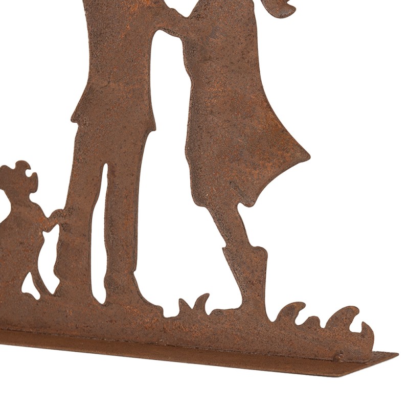 Clayre & Eef Decorative Figurine 21x5x31 cm Brown Metal Children