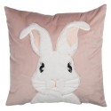 Clayre & Eef Federa per cuscino 45x45 cm Rosa Poliestere Coniglio