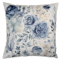 Clayre & Eef Federa per cuscino 45x45 cm Bianco Poliestere Fiori