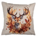 Clayre & Eef Federa per cuscino 45x45 cm Beige Poliestere Cervo